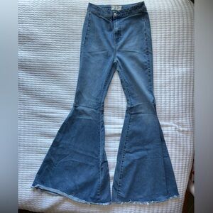Free People High Rise Bell Bottoms